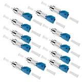 12 Pcs Visual Fault Locator Adapter Fiber Optic Connector Single Mode 9/125Um FC Male to LC Female Adapter