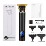 LCD Hair Trimmer For Men USB Rechargeable Hair Clipper Electric Shaver Professional Barber Beard Trimmer Hair Cutting Machine
