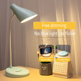 2021 LED Desk Lamp for Bedroom Table USB Rechargeable Reading Multi-function Phone Holder Fashion Decor Home