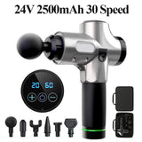 Profession Massage Gun Full Body Muscle Deep Fascia Massager Muscle Pain Exercising Relaxation Slimming Shaping with LCD Display