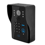 SY1002 WIFI Door Monitor Doorbell detection alarm touch button function 1080P password swipe card remote control wireless doorbe