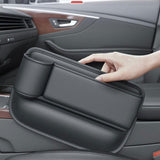 Car Multifunction Seat Gap Storage Bag For Car Seat Gap Filler With Phone Cup Holder PU Leather Car Interior Crevice Organizer