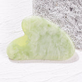 Heart Shape Jade Gouache Scraper Face Massager Skin Lifting Slimming Remove Wrinkle Acupuncture Gua Sha Therapy Massage Stone