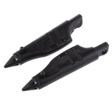 Front Stiletto Spike Foot Pegs Foot Rests Chrome for