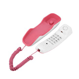 Mini Telephone Home Landline Phone Wall Mounted Telephone Desktop Corded Fixed Phone for Home Office Hotel Business mini phone
