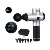Massage Gun Electric Portable Handheld Deep Tissue Percussion Massager 20 Speed 6 Heads Body Muscle Pain Relief