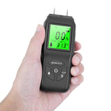 Digital Wood Moisture Meter Professional Timber Hygrometer Portable Tool LCD Display Timber Damp Detector With Data Preservation
