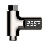 LED Kitchen Temperature Meter Water Shower Bath Thermometer Flow Self-Generating Electricity Meter Monitor Baby Celsius Faucet