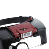 FGHGF 1.5-10x  Wearing Magnifier Glasses Magnifying Gl Helmet Style  Headband Magnifying Glasses Reading or Repair Use
