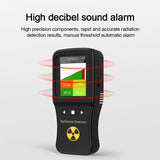 Geiger Counter Nuclear Radiation Detector 2.8 Inch LCD Display Beta Y-Ray X-ray Detect Meter Industrial Nuclear Radiation Tester