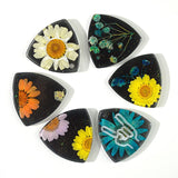 Guitar Pick Mould,Exquisite Resin Mold for Guitar Pick Triangle Plectrum Silicone Casting Keychain for Music Lovers