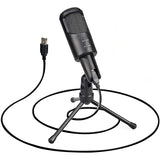 USB Microphone,Plug &Play Mic,PC Gaming Microphone,with Tripod Stand,for Streaming,Vocal Recording,YouTube, Skype,Twitch