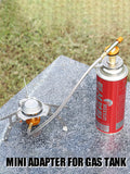 AOTU Outdoor Camping Conversion Head Gas Bottle Adaptor Portable Stove Connector Adapter For Camping Picnic Burner