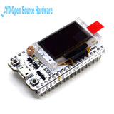 1pcs 868MHz/915MHz LoRa ESP32 Blue oled Wifi SX1276 Module IOT Development Board with Antenna For  Electronic diy kit