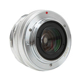 25mm F1.8 Manual Prime Lens Durable F1.8 Manual Focus Lens with Lens Cover for GM1 GM5 GM7 GX1 for E‑M10 E‑PL9 GF9 GF10