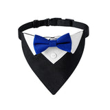 Formal Pet British Wedding Party Suit Scarf Bow Tie Collar Dog Triangle Towel Saliva Towel Pet Clothes Decoration Accessories