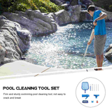 1 Set Practical Pool Spoon Net Pool Brush Trash Collector Pool Cleaning Tool