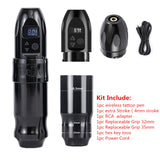 One Wireless Battery LED Display With No-Brush Coreless Motor Tattoo Pen Machine Gun For Permanent Makeup Supply