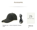 For Go Pro Accessories Canvas Baseball Hat Cap W/ J-Hook Buckle Mount Screw for GoPro HERO 9/87/6/5/4 Session Action Camera
