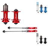 Dropship-BLOOKE Bicycle Hub 32Hole Disc Brake DT100 Front Rear Bike Hub with Quick Release Sleeve for MTB Road Bike