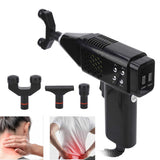 Electric Spine Chiropractor Men Women Joint Relief Therapy Chiropractic Adjusting Tool 100‑240V Physical Pressure Massage Tool