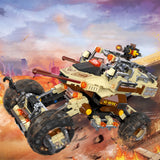Military Series Wheeled Assault Vehicle City Police SWAT DIY Model Building Blocks Bricks Toys Christmas Gifts