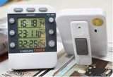 Kitchen LCD Digital Alarm Clock Countdown Timer Sports Reminder Digital Timers Display  For Cook Sleep Study Sports Games Timer