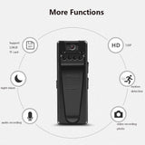 Mini Camcorders Full HD 1080P Camera Night Vision Motion Detection Small Body Camcorder DV DVR Audio Secret  Micro Cam A7