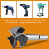 35mm Diameter 3-Blade 4T Drilling Bit Holes 45# Steel Handle Hand /Lithium/Table Drill Accessory