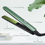 Hair Straightener Lcd Display Professional Hair Straightener and Hair Crimper 2 in 1 Function Flat Iron Straightener Hair Stylin