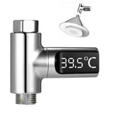 LED Display Water Shower Thermometer Self-Generating Electricity Water Temperature Monitor Energy Smart Meter thermometer