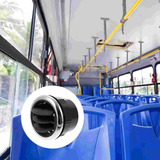 2Pcs Air Conditioner Vent Outlet Round A/C Electroplate Corner Vents for Bus
