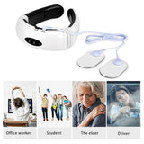 Electric Neck Massage Cervical Pain Relief Infrared Magnetic Therapy Acupoints Pulse Shoulder Body Neck Massager massageador