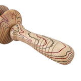 Wooden Nonslip Handle 8 Rollers Belly Back Health Massager