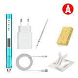 UYUE-E210USB 55W Mini Portable Electric Soldering Iron CPU QC/PD Power Supply Digital Display Thermostatic Maintenance