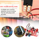 Spot Welding Machine DIY Controller Panel Time and Current Control Function with Digital Display with Pedal