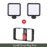 Ulanzi U-Rig Pro Smartphone Video Rig w 3 Shoe Mounts Filmmaking Case Handheld Phone Video Stabilizer Grip Tripod Mount Stand