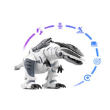 RC Intelligent Dinosaur Model Electric Remote Control Robot Mechanical War Dragon With Music&Light Functions Children Hobby Toys