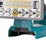 5 inch 1000Mah 14.4-18V  LED Flashlight Spotlight Outdoor Work Lighting For Makita BL1430 BL1830 Blue