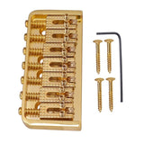 Finest Replacement Fix Bridge Tailpiece w/ Screws Wrench Set for 7 String Electric Guitar Accessory