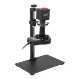 1080P SONY IMX307 HDMI VGA Industrial Digital Video Microscope Camera + 100X C Mount Lens +Microscope Stand For PCB Soldering