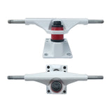 Double-Warped Skateboard Bracket Flash Wheel White Paint Bridge Set Bracket Skateboard Bridge PU Wheel Bracket