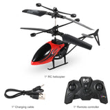 RC Helicopter Drone with Light Electric Flying Toy Radio Remote Control Aircraft Indoor Outdoor Game Model Gift Toy for children