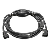 PVC 6mm Fuel Line Hose Outboard Boat Motor Primer Bulb Connector 10ft