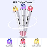 EMS Eye Massage Pen LED Photon Radio Frequency Vibration Heating Anti Aging Eye Care Anti Wrinkles Beauty Home Mesotherapy