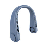 Portable Neck Fan Hands-free Bladeless Fan Wearable Fan Leafless Rechargeable Headphone Design 3rd Gear Wind Speed