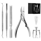 Manicure Toe Nail Clipper Cutter Tool Corrector Fixer Pedicure Set Dead Skin Trimmer Foot Care For Ingrown Cuticle Remover Kit