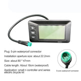Ebike 24V 36V 48V JN LCD GD01 Display Waterproof for JN Controller Elecrtic Bicycle Hub Motor Conversion Kits