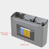 Drone Batteries Colorful Screen Digital Display Two Way Charging Hub USB Battery Charger for DJI Mini SE Accessories