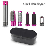 Hair Dryer Curler 5 in 1 Electric Curling Iron Hair Dryers Curling Rollers Hair Curler With Dryer And Straightening Brush